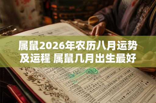 属鼠2026年农历八月运势及运程 属鼠几月出生最好