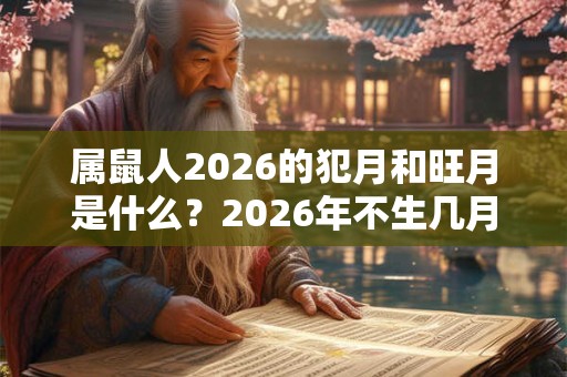 属鼠人2026的犯月和旺月是什么?2026年不生几月鼠? 属鼠人2026的犯月和旺月是什么?2026年不生几月鼠?
