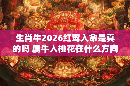 生肖牛2026红鸾入命是真的吗 属牛人桃花在什么方向 生肖牛2026红鸾入命是真的吗 属牛人桃花在什么方向