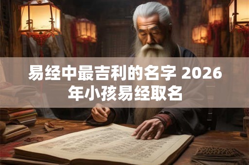 易经中最吉利的名字 2026年小孩易经取名 易经中最吉利的名字 2026年小孩易经取名