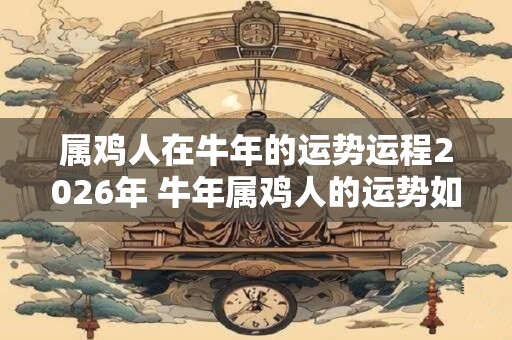 属鸡人在牛年的运势运程2026年 牛年属鸡人的运势如何