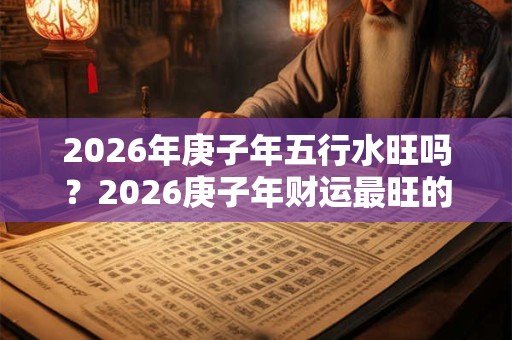 2026年庚子年五行水旺吗？2026庚子年财运最旺的五种人
