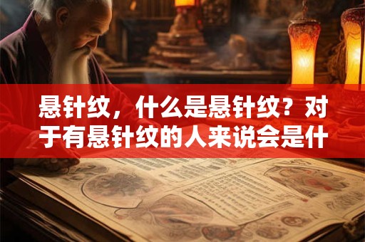 悬针纹，什么是悬针纹？对于有悬针纹的人来说会是什么样的性格？