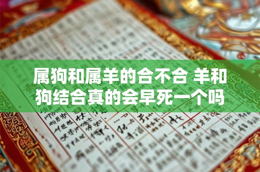 属狗和属羊的合不合 羊和狗结合真的会早死一个吗
