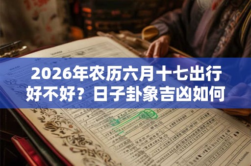 2026年农历六月十七出行好不好?日子卦象吉凶如何? 2026年农历六月十七出行好不好?日子卦象吉凶如何?