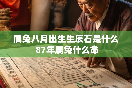 属兔八月出生生辰石是什么 87年属兔什么命 属兔八月出生生辰石是什么 87年属兔什么命