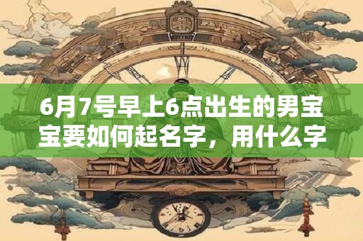 6月7号早上6点出生的男宝宝要如何起名字,用什么字好 6月7号早上6点出生的男宝宝要如何起名字,用什么字好