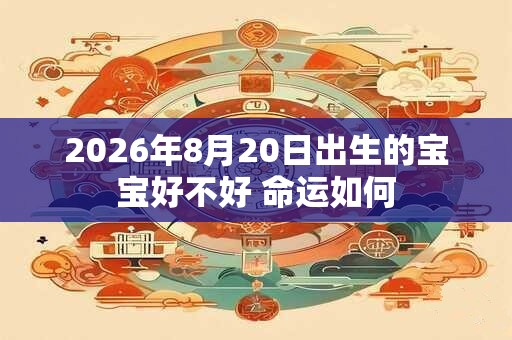 2026年8月20日出生的宝宝好不好 命运如何