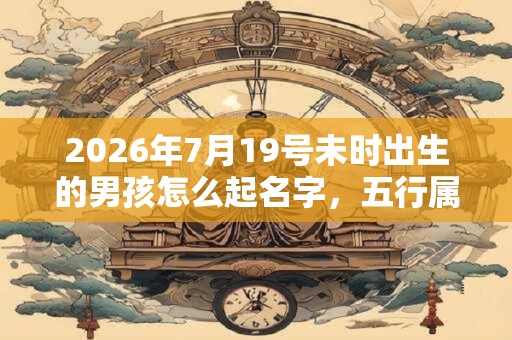 2026年7月19号未时出生的男孩怎么起名字，五行属什么