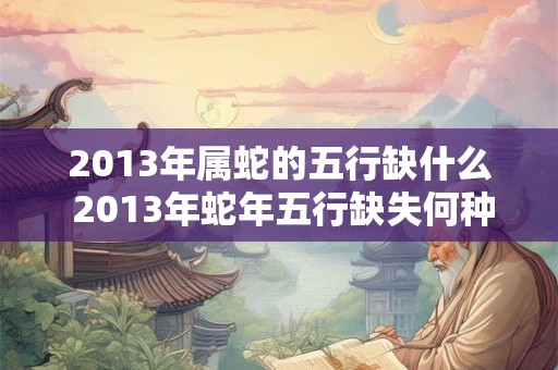 2013年属蛇的五行缺什么 2013年蛇年五行缺失何种元素