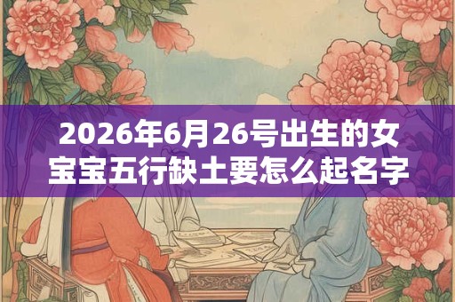 2026年6月26号出生的女宝宝五行缺土要怎么起名字 2026年6月26号出生的女宝宝五行缺土要怎么起名字
