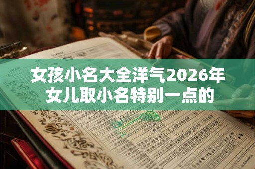 女孩小名大全洋气2026年 女儿取小名特别一点的