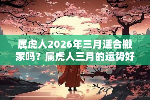 属虎人2026年三月适合搬家吗？属虎人三月的运势好吗？