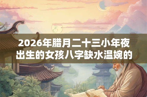 2026年腊月二十三小年夜出生的女孩八字缺水温婉的名字大全