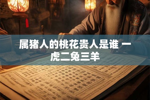 属猪人的桃花贵人是谁 一虎二兔三羊