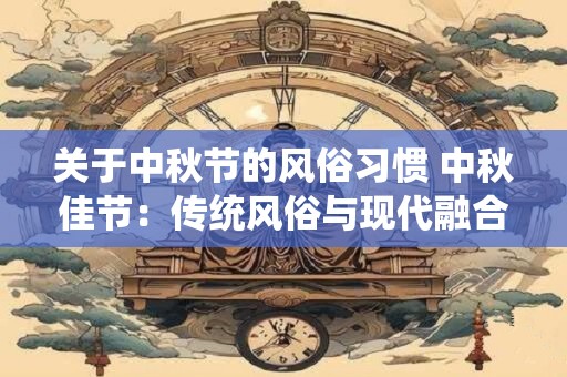 关于中秋节的风俗习惯 中秋佳节：传统风俗与现代融合的魅力