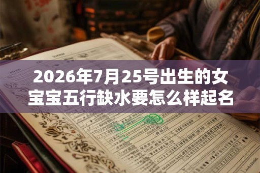 2026年7月25号出生的女宝宝五行缺水要怎么样起名字 2026年7月25号出生的女宝宝五行缺水要怎么样起名字