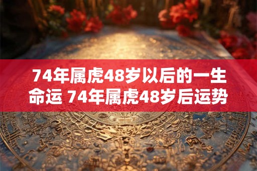 74年属虎48岁以后的一生命运 74年属虎48岁后运势