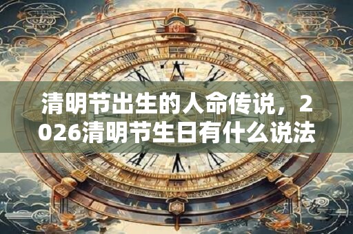 清明节出生的人命传说，2026清明节生日有什么说法？