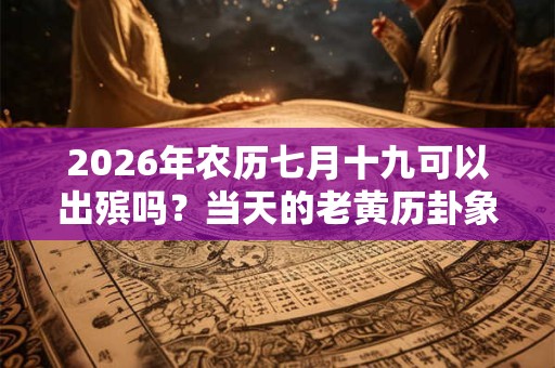 2026年农历七月十九可以出殡吗？当天的老黄历卦象好吗？
