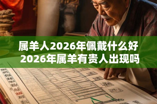 属羊人2026年佩戴什么好 2026年属羊有贵人出现吗