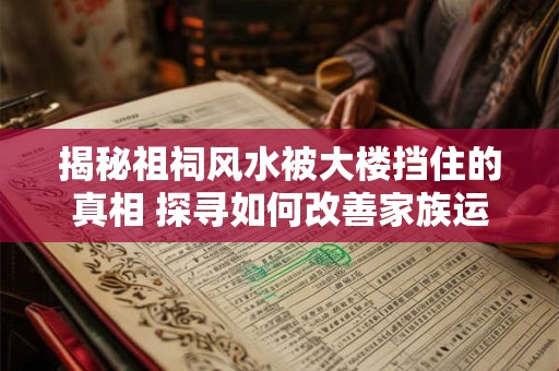 揭秘祖祠风水被大楼挡住的真相 探寻如何改善家族运势！