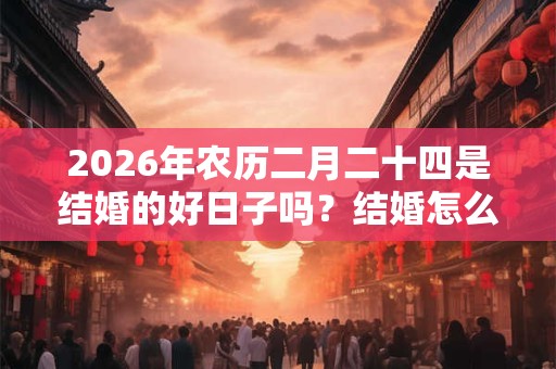 2026年农历二月二十四是结婚的好日子吗？结婚怎么看吉日？