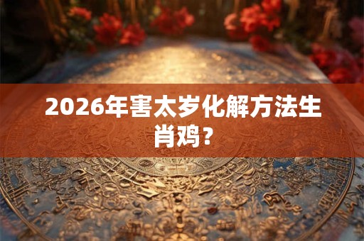 2026年害太岁化解方法生肖鸡? 2026年害太岁化解方法生肖鸡?