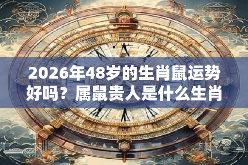 2026年48岁的生肖鼠运势好吗？属鼠贵人是什么生肖？