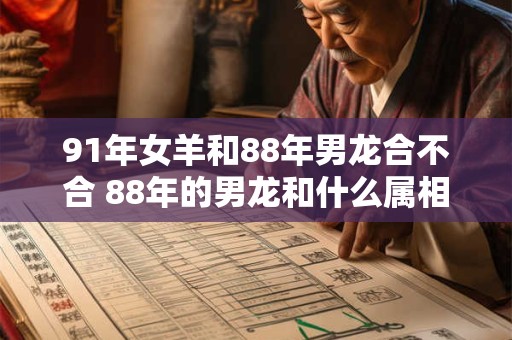 91年女羊和88年男龙合不合 88年的男龙和什么属相配