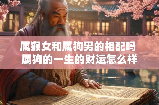 属猴女和属狗男的相配吗 属狗的一生的财运怎么样 属猴女和属狗男的相配吗 属狗的一生的财运怎么样