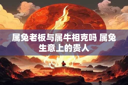 属兔老板与属牛相克吗 属兔生意上的贵人