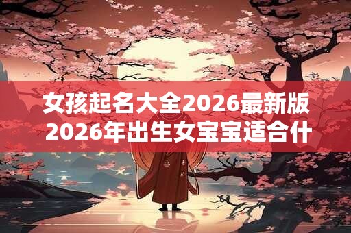 女孩起名大全2026最新版 2026年出生女宝宝适合什么名字 女孩起名大全2026最新版 2026年出生女宝宝适合什么名字