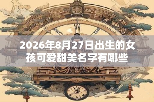 2026年8月27日出生的女孩可爱甜美名字有哪些