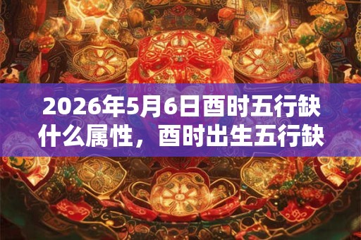 2026年5月6日酉时五行缺什么属性，酉时出生五行缺什么