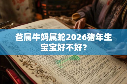 爸属牛妈属蛇2026猪年生宝宝好不好? 爸属牛妈属蛇2026猪年生宝宝好不好?