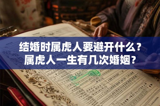 结婚时属虎人要避开什么？属虎人一生有几次婚姻？