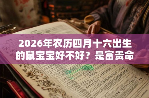 2026年农历四月十六出生的鼠宝宝好不好？是富贵命吗？