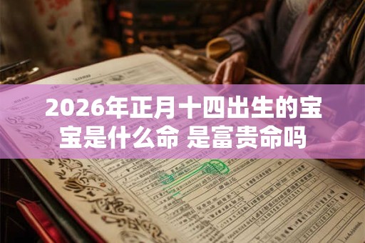 2026年正月十四出生的宝宝是什么命 是富贵命吗