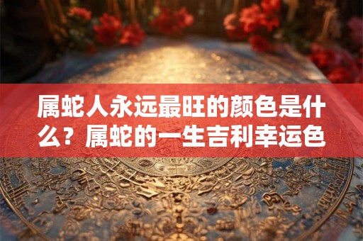属蛇人永远最旺的颜色是什么?属蛇的一生吉利幸运色 属蛇人永远最旺的颜色是什么?属蛇的一生吉利幸运色
