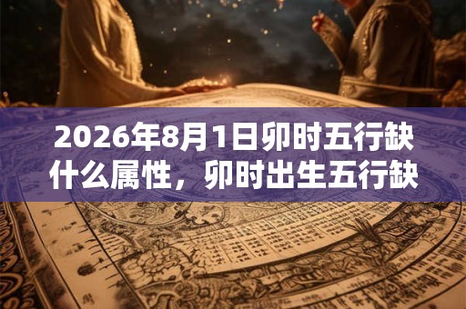 2026年8月1日卯时五行缺什么属性，卯时出生五行缺什么