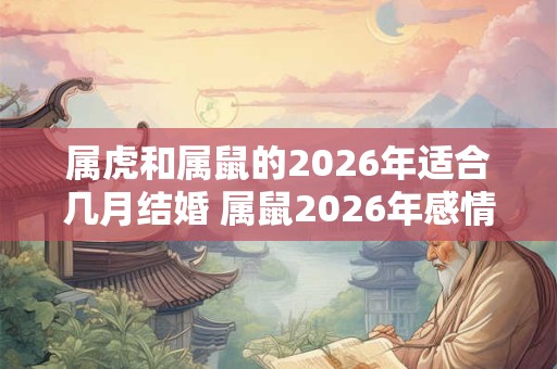 属虎和属鼠的2026年适合几月结婚 属鼠2026年感情运势
