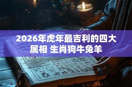 2026年虎年最吉利的四大属相 生肖狗牛兔羊