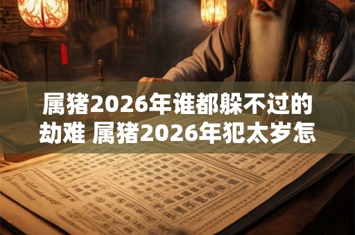 属猪2026年谁都躲不过的劫难 属猪2026年犯太岁怎么化解