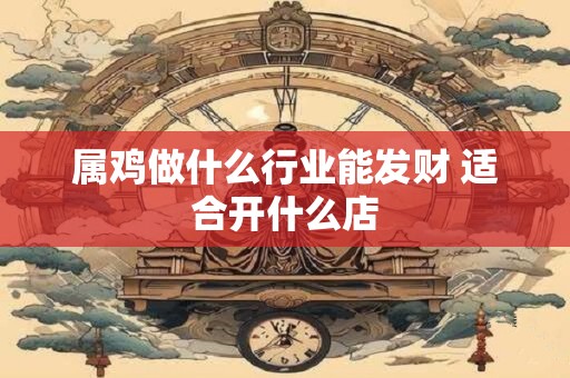 属鸡做什么行业能发财 适合开什么店