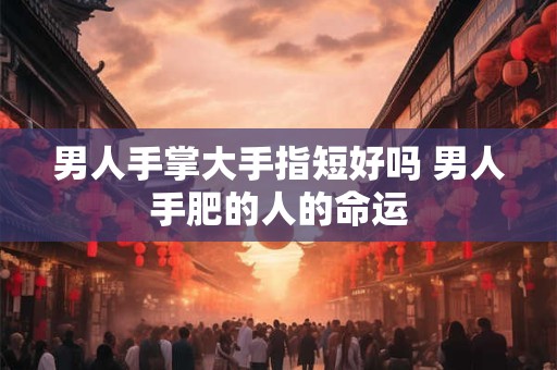 男人手掌大手指短好吗 男人手肥的人的命运 男人手掌大手指短好吗 男人手肥的人的命运