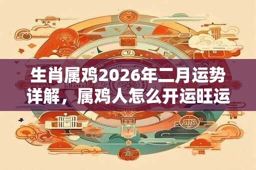生肖属鸡2026年二月运势详解，属鸡人怎么开运旺运？