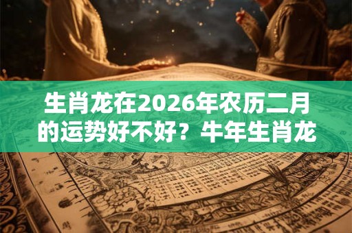 生肖龙在2026年农历二月的运势好不好？牛年生肖龙运势分析！
