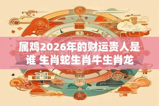 属鸡2026年的财运贵人是谁 生肖蛇生肖牛生肖龙