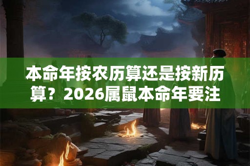 本命年按农历算还是按新历算?2026属鼠本命年要注意什么? 本命年按农历算还是按新历算?2026属鼠本命年要注意什么?